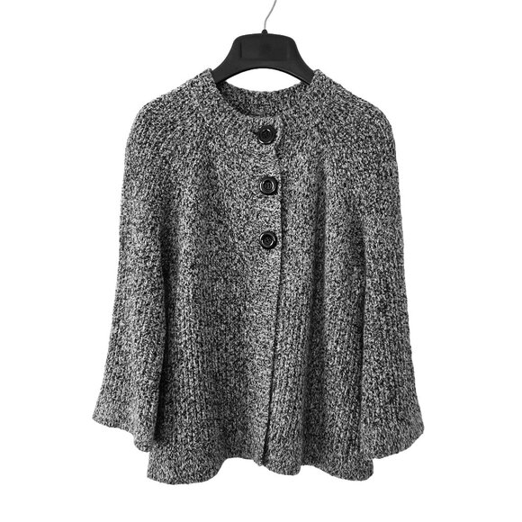 Charter Club Sweaters - Charter Club Swing Style Sweater, Black/White/Gray, PP, PXS, 0P, 2P, 4P